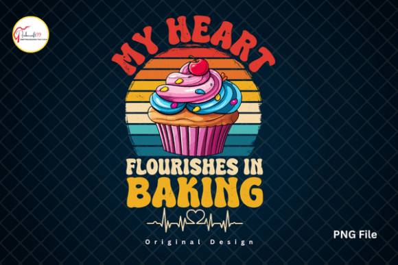 Baking Cupcake PNG Funny Baker Tshirt Design for Creatives