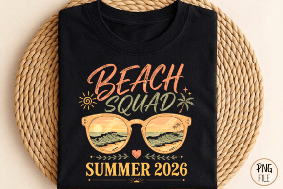 Beach Squad Summer 2026 Sunset PNG: Designing for the Ultimate Getaway