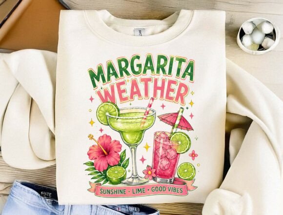 Capture the Vibe: Using the Margarita Weather PNG in Your Designs