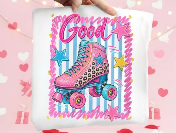 Capture the Vibe: Using the Retro Roller Skate PNG