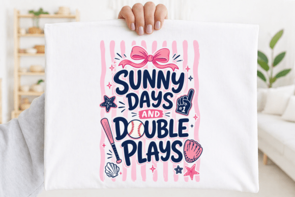 Celebrate Game Day with Sunny Days Baseball Girl PNG