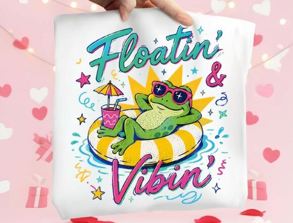 Cute Frog Summer Shirt Design: Your Go-To for Sunny Vibes