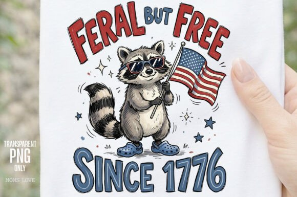 Feral but Free Since 1776: Unleashing Patriotic Charm
