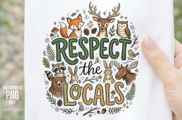 Respect the Locals: Woodland Animals PNG Design Guide
