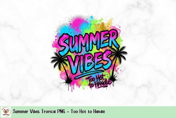 Summer Vibes Tropical PNG: A Burst of Energy for Your Designs